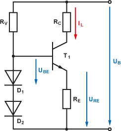 Transistor als Konstantstromquelle